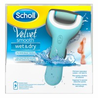 Электрическая роликовая пилка Scholl Velvet Smooth Wet and dry