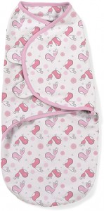 Конверт Summer Infant Swaddleme L 56536 Pink birds