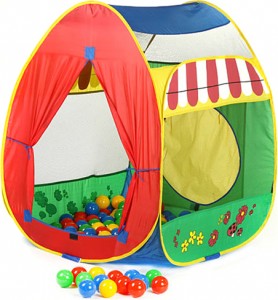 Игровая палатка Calida Дом + 100 шаров 639