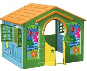 Пластиковый домик Marian-plast Деревенский домик 570 Зеленый