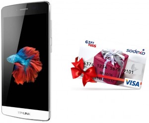 Смартфон Neffos TP701A C5 White + карта VISA номинал 500 рублей