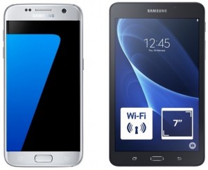 Смартфон Samsung Galaxy S7 SM-G930FD 32Gb Silver + Galaxy Tab A 7.0 8Gb