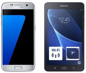 Смартфон Samsung Galaxy S7 Edge 32Gb Silver + Galaxy Tab A 7.0 8Gb