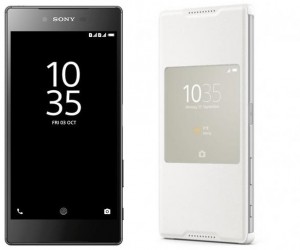 Смартфон Sony E6883 Xperia Z5 premium dual Chrome+ Чехол-подставка SCR46 White