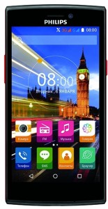 Смартфон Philips S337 Black red