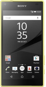 Смартфон Sony Xperia Z5 Compact Yellow