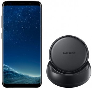 Смартфон Samsung Galaxy S8 SM-G950FZ 64Gb Black + док-станция Dex Station