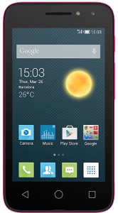 Смартфон Alcatel Pixi 4 4034D Pink black