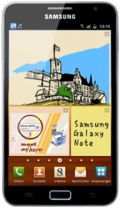 Смартфон Samsung Galaxy Note N7000 Blue