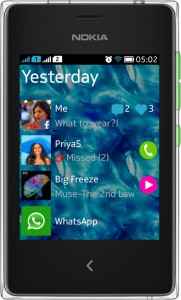 Смартфон Nokia Asha 502 Dual SIM Green