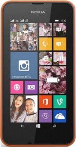 Смартфон Nokia Lumia 530 Dual Sim Orange