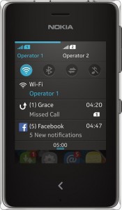 Смартфон Nokia Asha 500 Dual Sim White