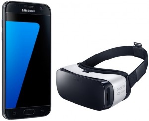 Смартфон Samsung Galaxy S7 SM-G930F 32Gb Black + очки виртуальной реальности Gear VR