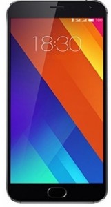 Смартфон Meizu MX5 Silver back black front  16Gb