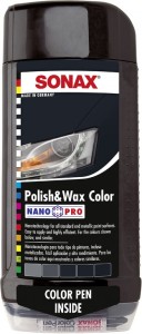 Полироль Sonax Цветной с воском 500 мл Черный + карандаш 02961000