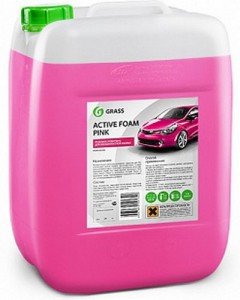 Автошампунь Grass Active Foam Pink 800024