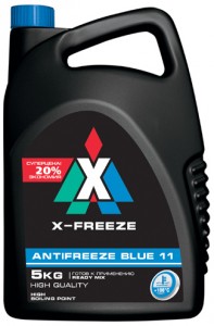 Антифриз X-Freeze Blue 11 5 кг