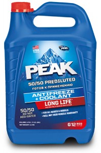 Антифриз Peak Long life 50/50 G12 3.78л Red