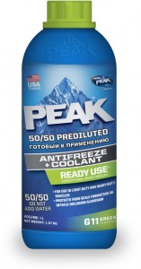 Антифриз Peak Ready use 50/50 G11 0.935л Green