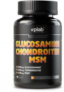 Глюкозамин и хондроитин Vplab VP54490 Glucosamine Chondroitin MSM 90 таблеток