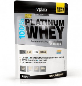 Протеин Vplab VP54025 100% Platinum Whey нейтральный 750 г