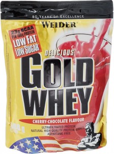 Протеин Weider 31225 Gold Whey Protein клубника-крем 500 гр