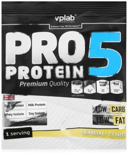 Протеин Vplab VP1925861 Pro5 Protein лимон творог 30 г