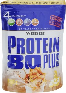 Протеин Weider 30145 Protein 80 Plus ирис карамель 500 гр