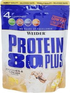 Протеин Weider 30215 Protein 80 Plus крем и печенье 500 гр