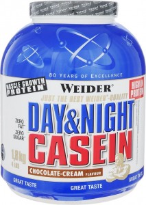 Протеин Weider 31271 Day Night Casein шоколадь-крем 1.8 кг