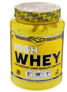 Протеин Steel Power Nutrition High whey protein клубника со сливками 900 г