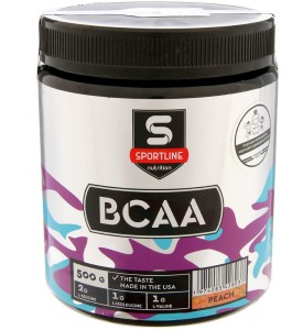 Аминокислотный комплекс SportLine Nutrition BCAA 2:1:1 персик 500 г