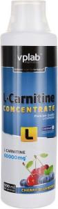 Л-карнитин Vplab VP162496 L-Carnitine Concentrate вишня черника 500 мл