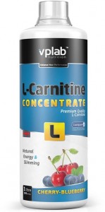Л-карнитин Vplab VP203036-1 L-Carnitine Concentrate вишня черника 1 л