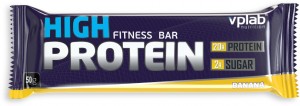 Батончик Vplab VP80715 High Protein Fitness Bar банан 50 г
