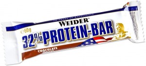 Батончик Weider 30857 32% Protein bar шоколад 60 гр