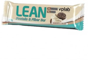 Батончик Vplab VP54230 Lean Protein Fiber Bar печенье крем 60г
