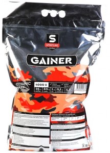 Гейнер SportLine Nutrition Dynamic Mass клубника 4 кг
