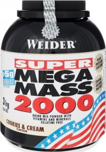 Гейнер Weider 32847 Mega Mass 2000 крем и печенье 3 кг