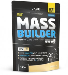 Гейнер Vplab VP55107 Mass Builder ваниль 1.2 кг