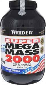 Гейнер Weider 32808 Mega Mass 2000 ваниль 4.5 кг