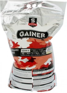 Гейнер SportLine Nutrition Dynamic Mass ваниль 4 кг