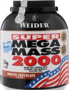 Гейнер Weider 32817 Mega Mass 2000 шоколад 3 кг